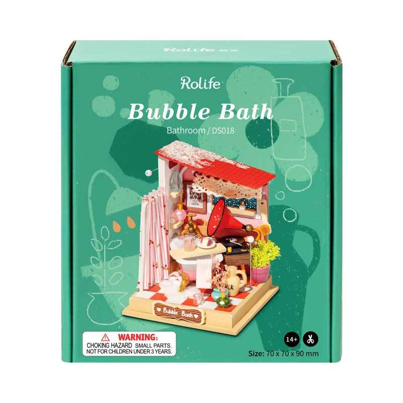 Rolife Super Mini House Bubble Bath-Bathroom