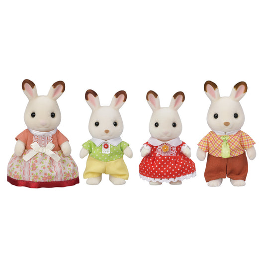 Calico Critters Chocolate Rabbit Family Set