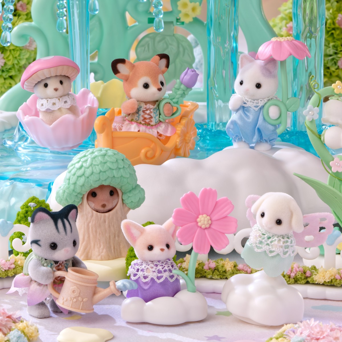 Calico Critters Blooming Baby Friends Series