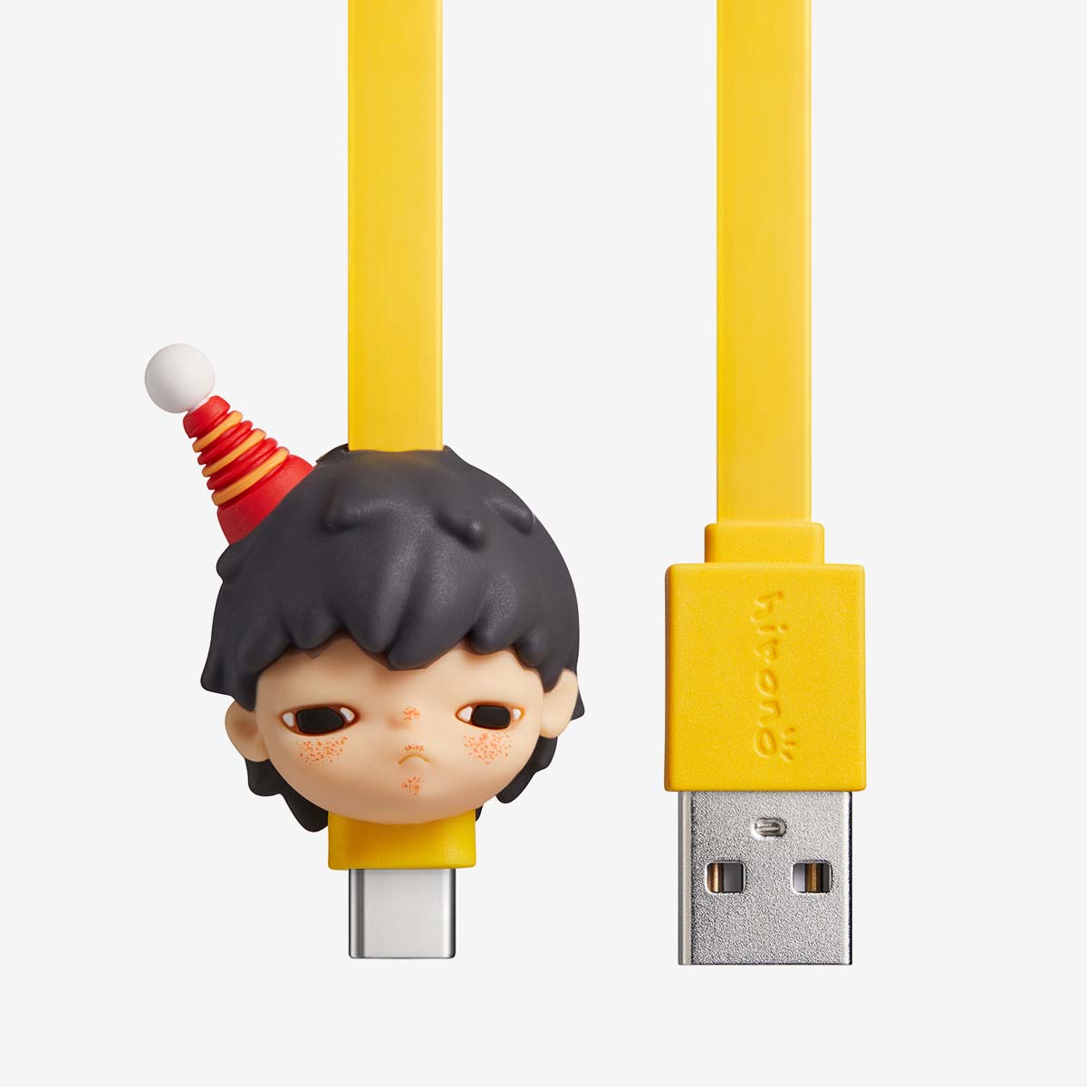 【New】Pop Mart HIRONO Mime Series Cable Blind Box (Type C-USB)