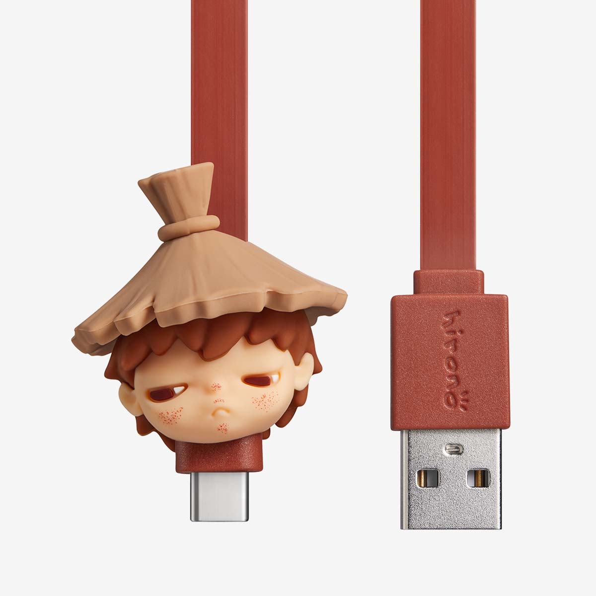 【New】Pop Mart HIRONO Mime Series Cable Blind Box (Type C-USB)
