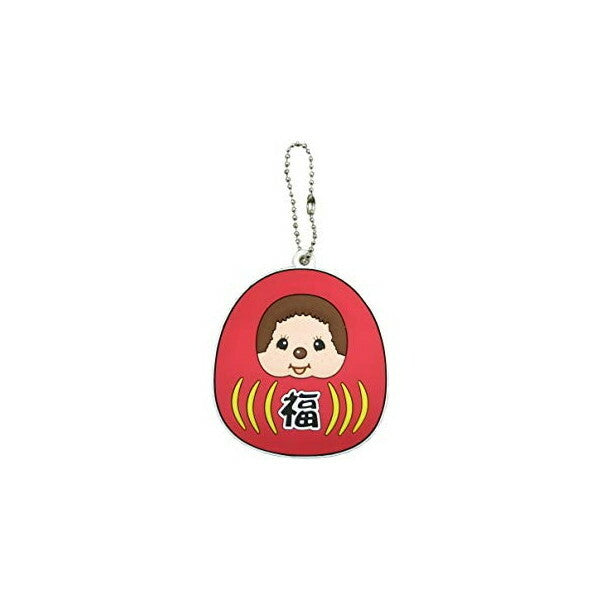 Monchhichi Daruma Rubber Mascot