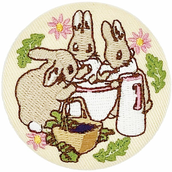 Peter Rabbit Embroidery Magnet Pin Blind Bags