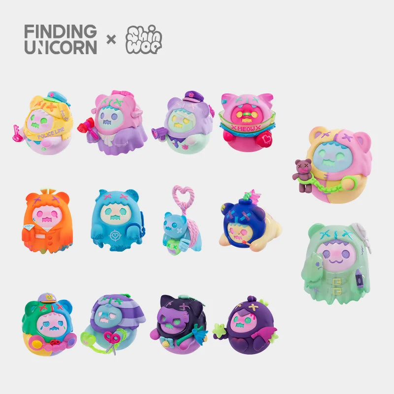 Finding Unicorn ShinWoo Baddy Bear Town Series Blind Box Finding Unicorn ShinWoo Baddy Bear Town Series Blind Box