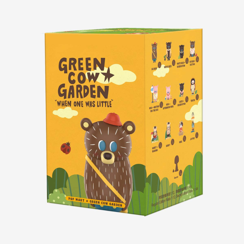 Pop Mart Green Cow Garden When One Was Little Series Blind Box Figure