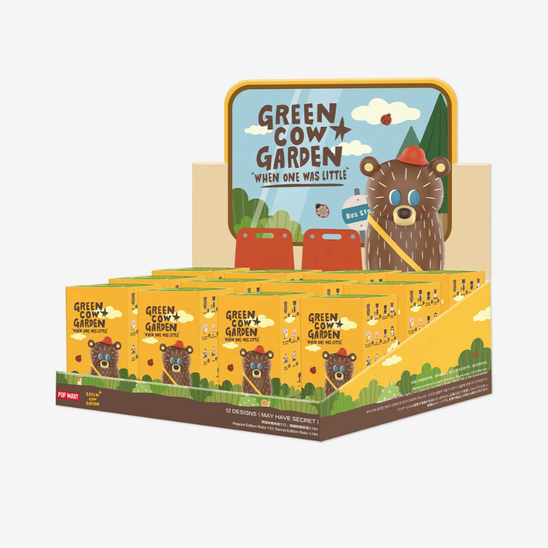 Pop Mart Green Cow Garden When One Was Little Series Blind Box Figure