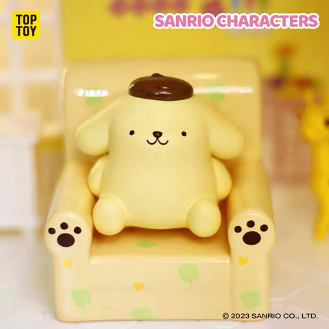 【Open Box】Top Toy Sanrio Characters Sitting Dolls Series - Pompompurin