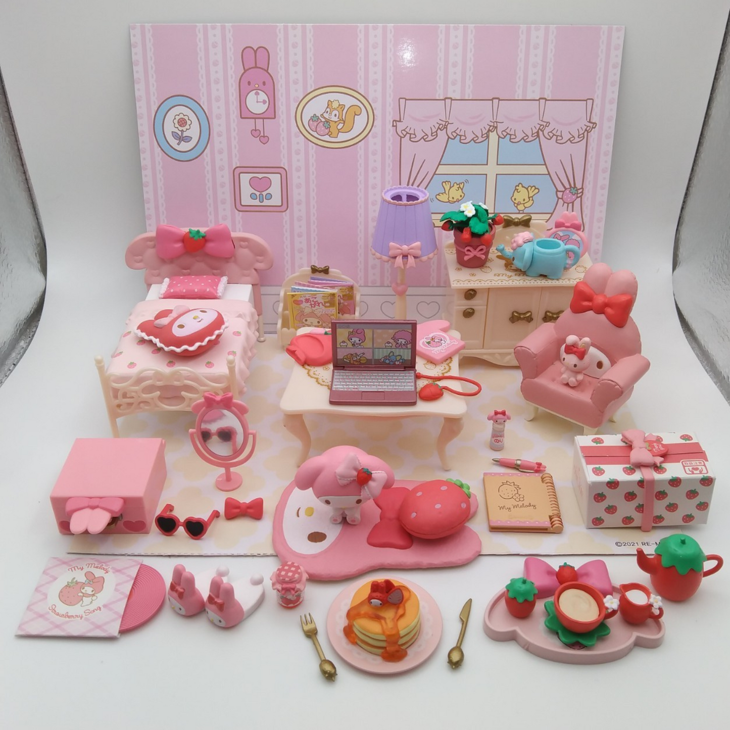 re-Ment: Sanrio My Melody Strawberry Room Series Blind Box