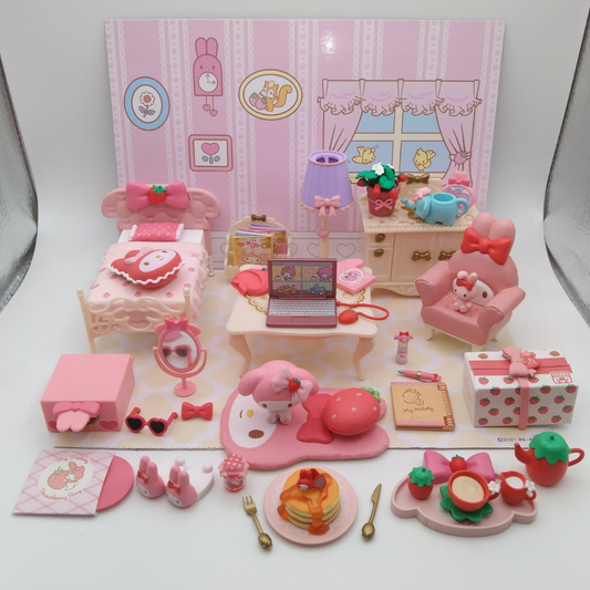 re-Ment: Sanrio My Melody Strawberry Room Series Blind Box