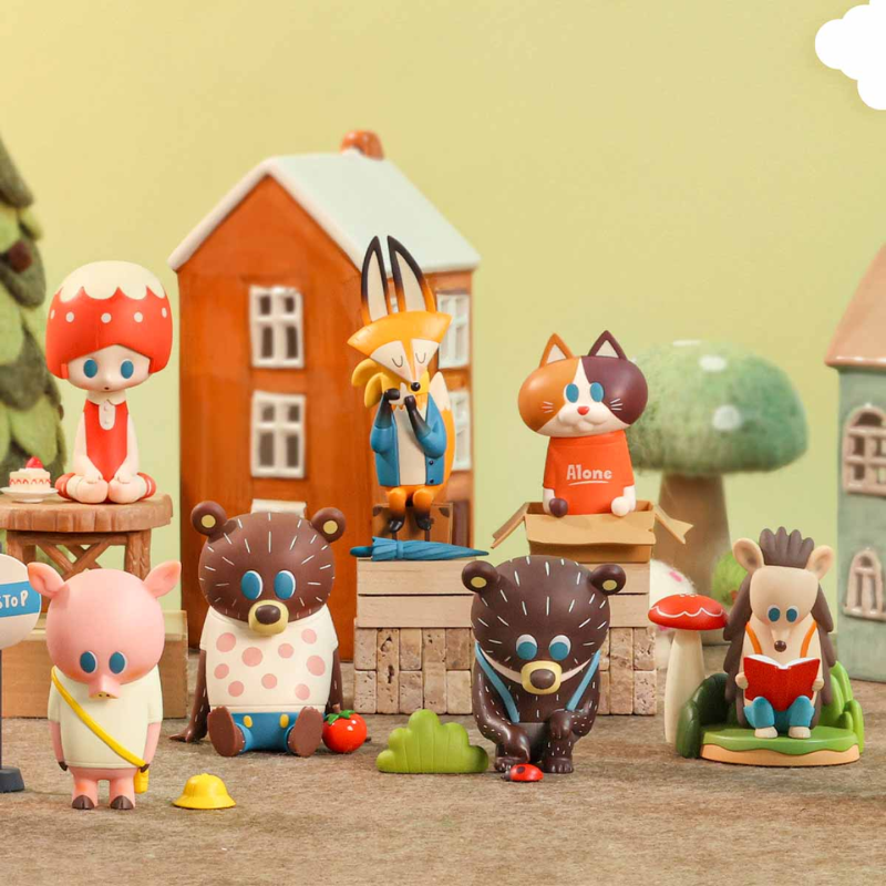 Pop Mart Green Cow Garden When One Was Little Series Blind Box Figure