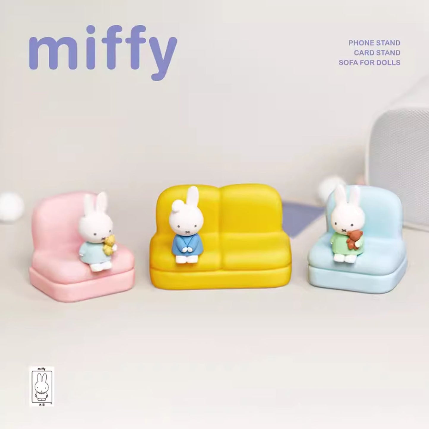 Miffy Sofa Series Phone Stand Blind Box Figure