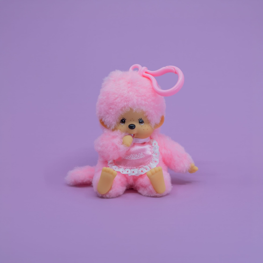 Monchhichi Colorful Lace Satin Plush Pendant