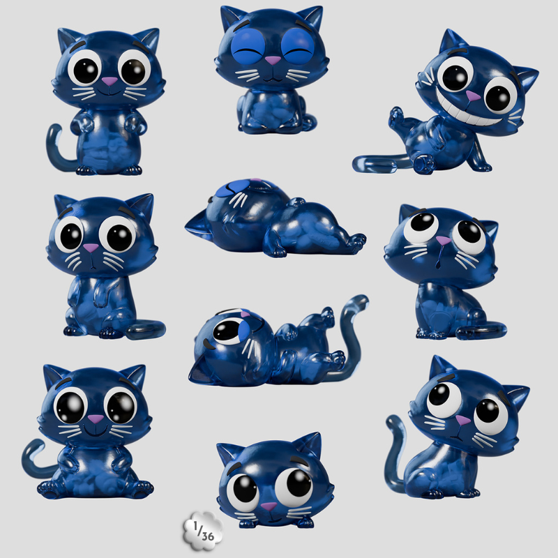 Kaleidos Creative Catscans Blind Box – Kouhigh Toys Kaleidos Creative Catscans Blind Box – Kouhigh Toys