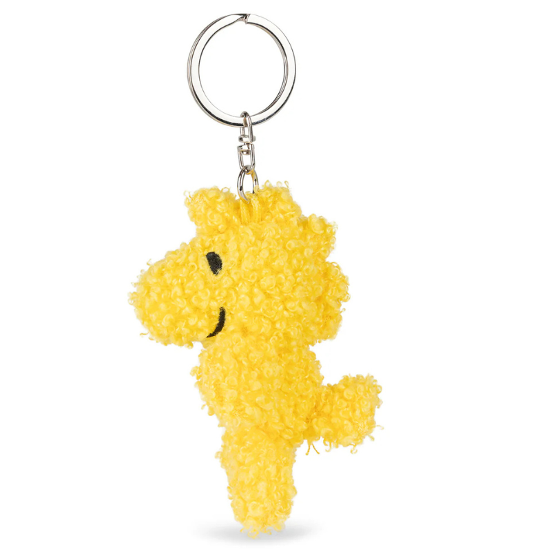 PEANUTS WOODSTOCK ECO Tiny Teddy Yellow Keychain - 3"