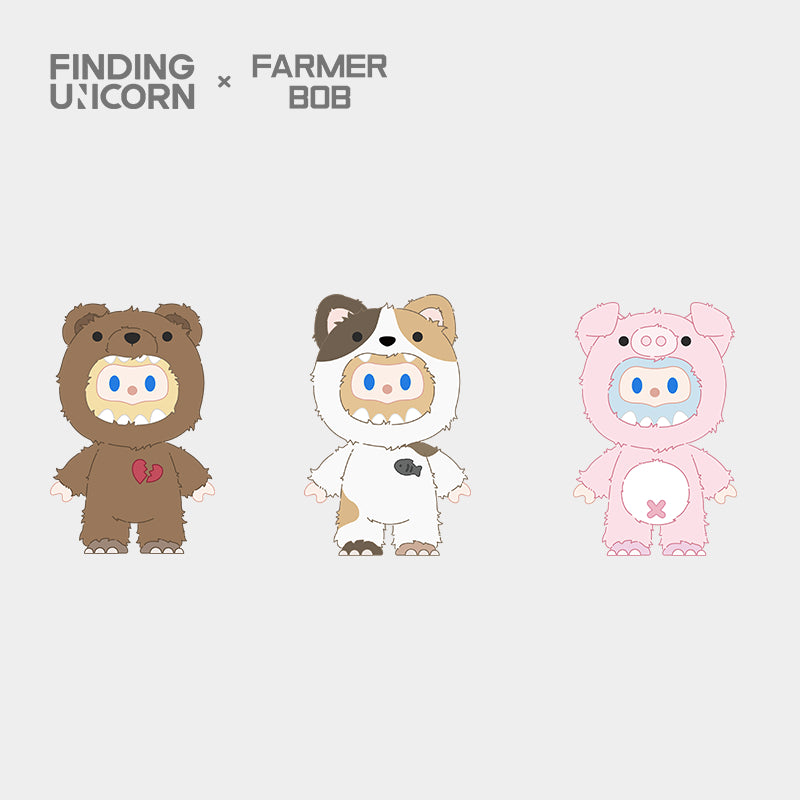 F.UN X Farmer Bob: ANI-MONSTER Series Plush Blind Box