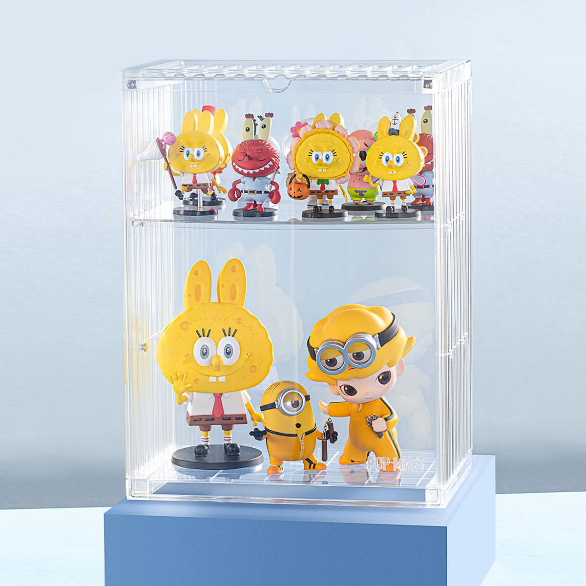 Pop Mart 400% POP Clear Blind Box Display Case