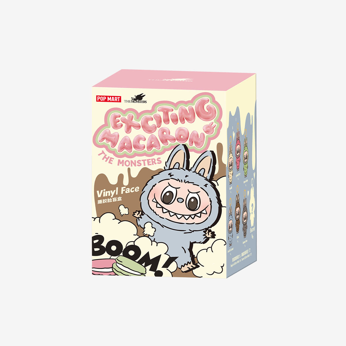 【Limited】Pop Mart: The Monsters Tasty Macarons Labubu Vinyl Face Series Blind Box Plush