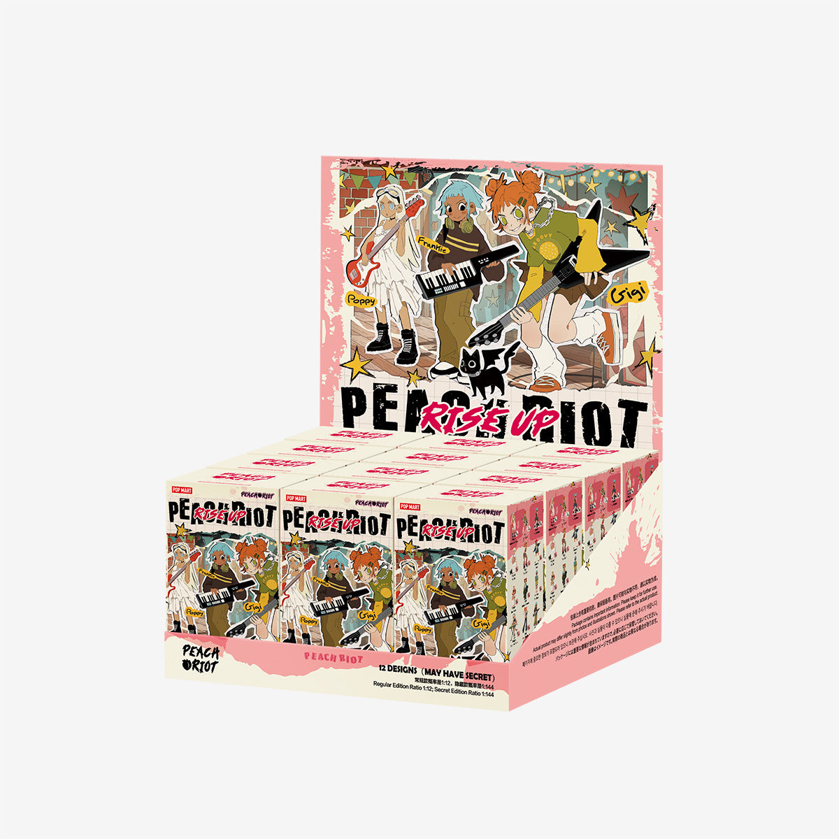 Pop Mart Peach Riot Rise Up Series Blind Box Figures