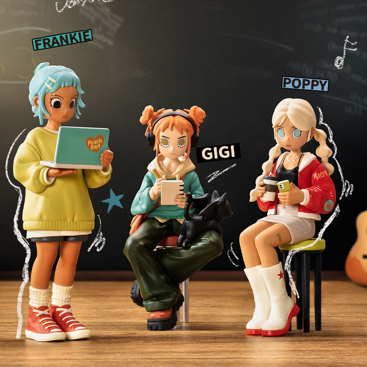 Pop Mart Peach Riot Rise Up Series Blind Box Figures