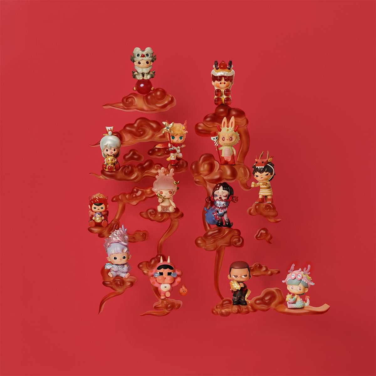 Restock】Pop Mart Loong Presents the Treasure Series Blind Box