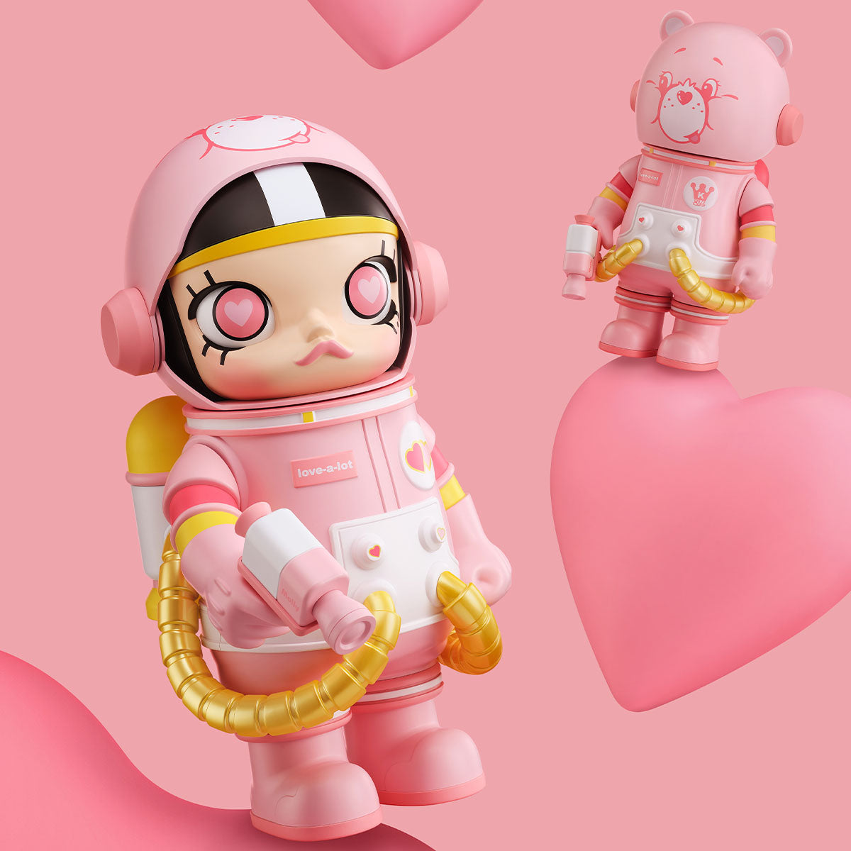 675652molly teddy love ピンク 32㎝ 日本限定