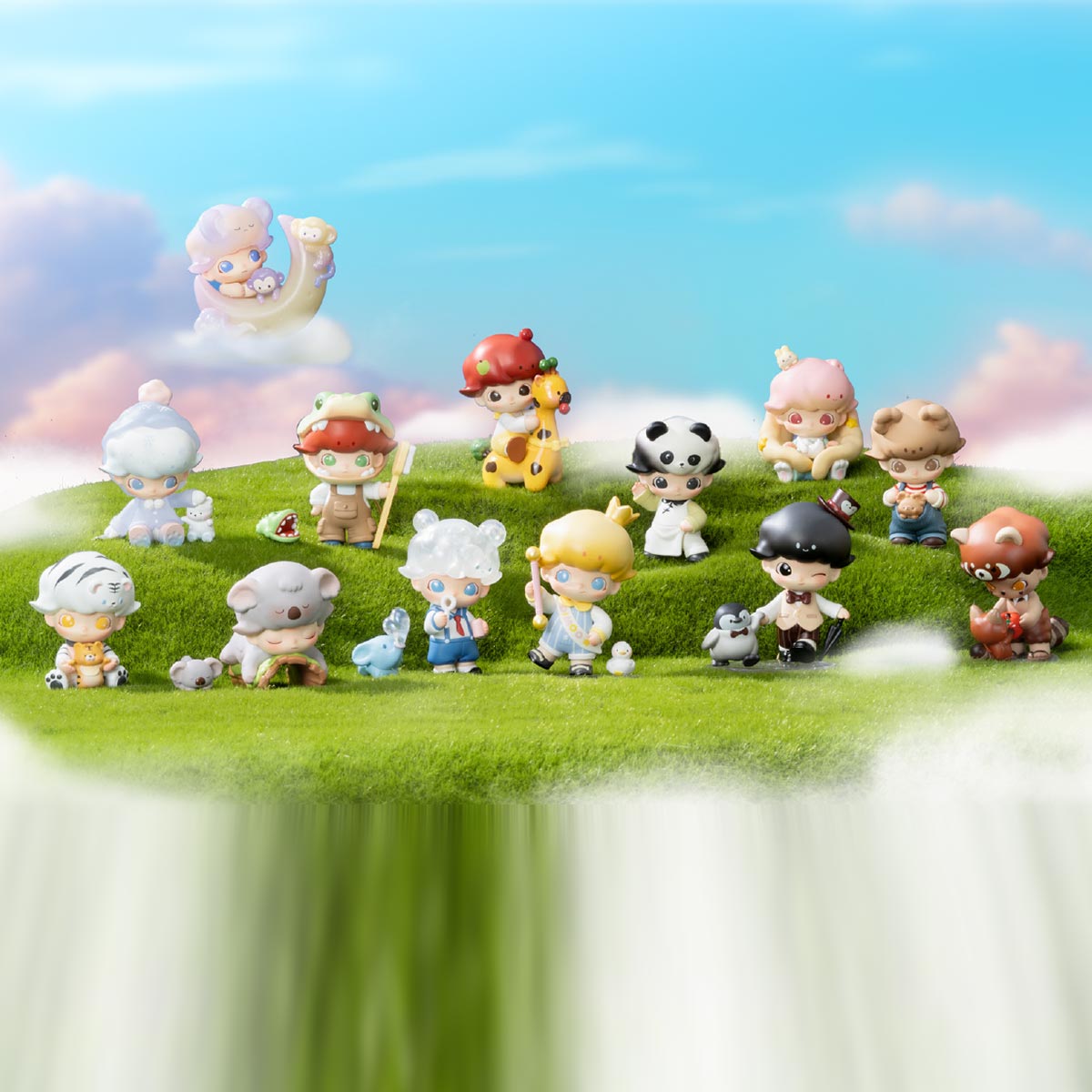 【New】Pop Mart DIMOO Animal Kingdom Series Figures Blind Box