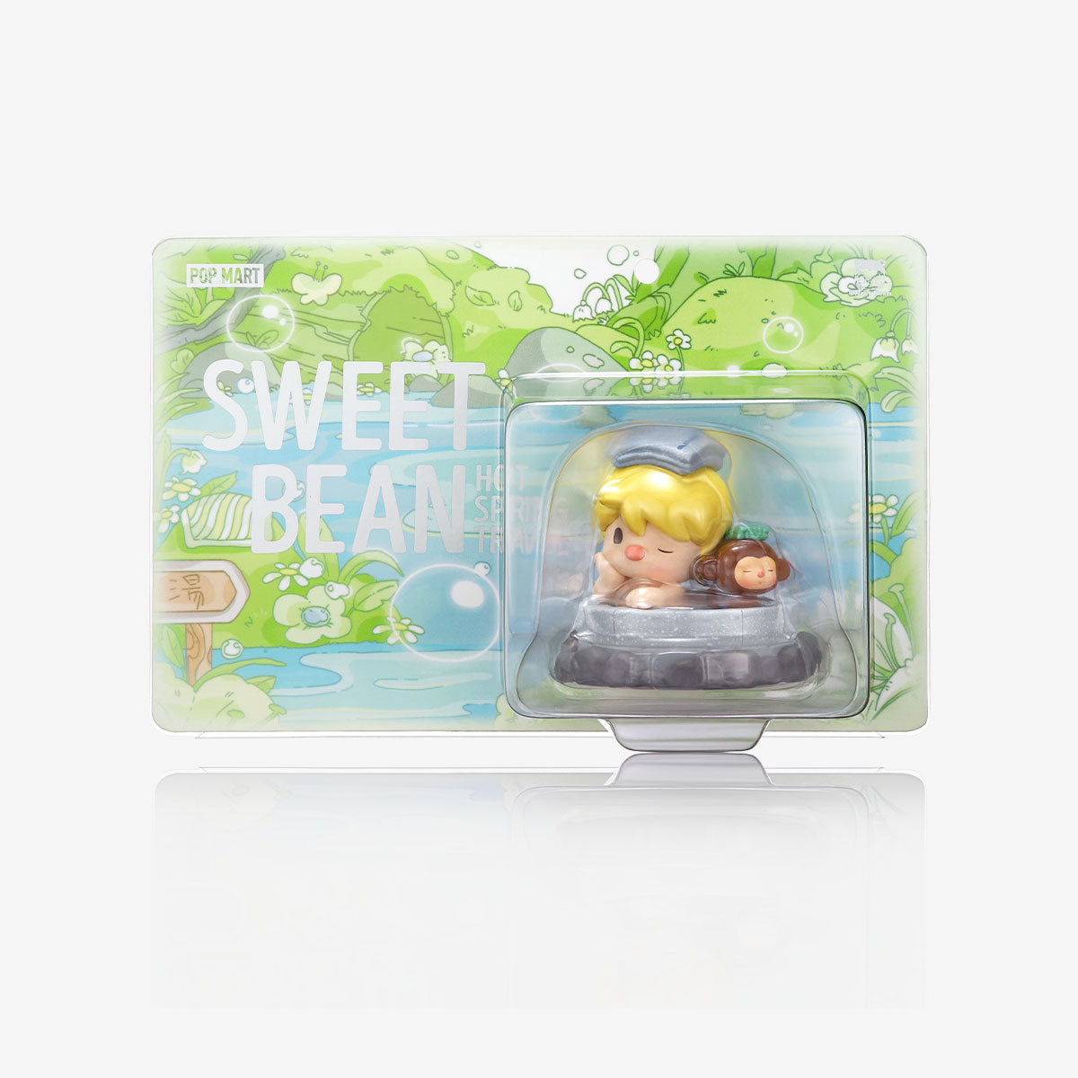 Pop Mart Sweet Bean Hot Spring Travel Blister Pack Figure