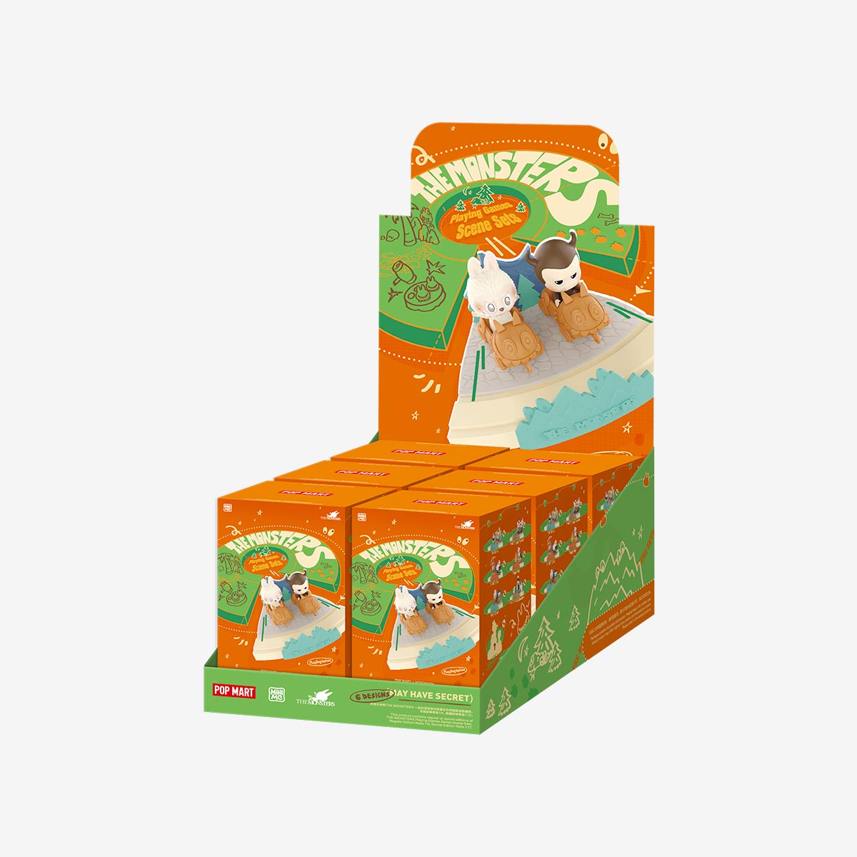 POP MART THE MONSTERS Playing Games Series Scene Sets
