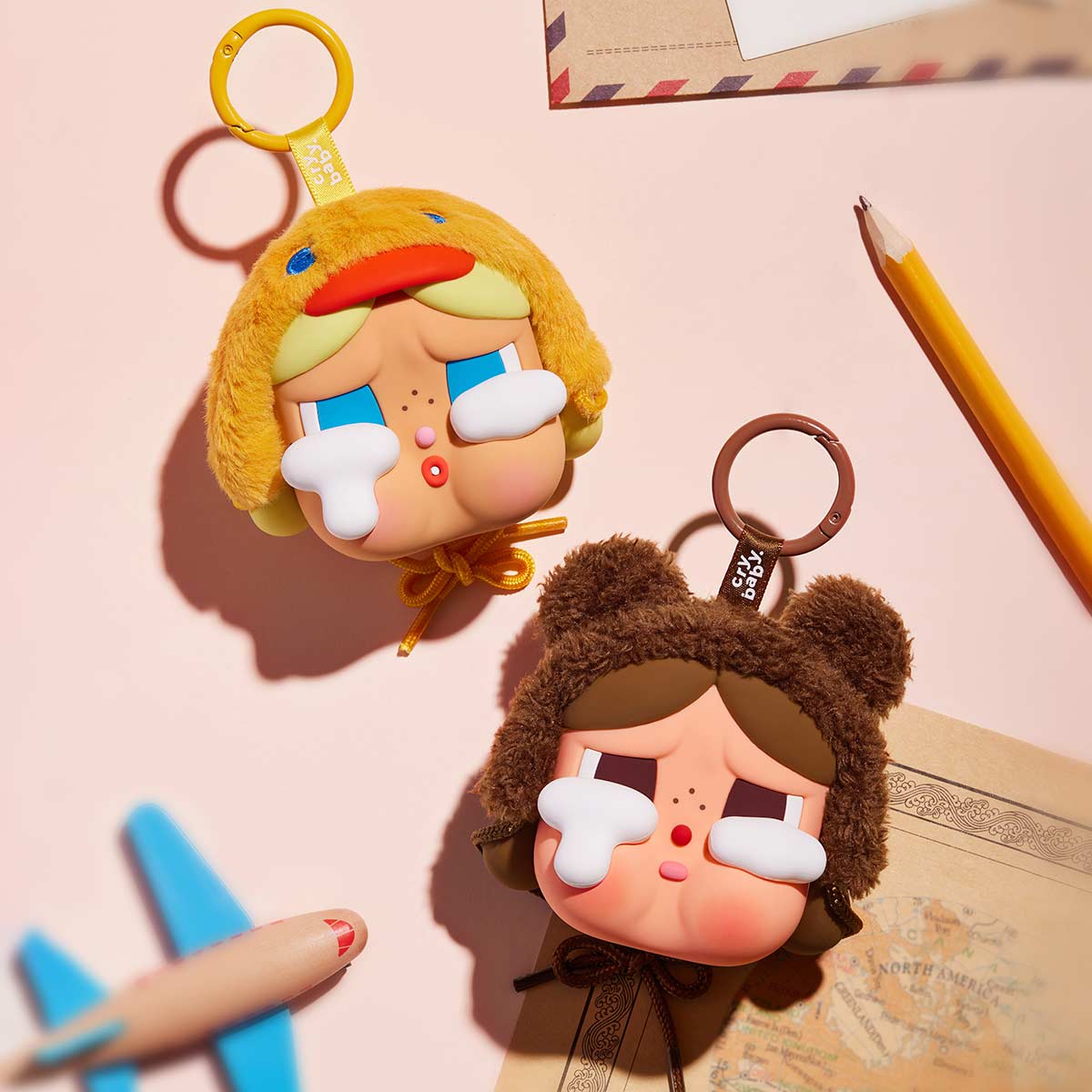 【Limited】POP MART CRYBABY Crying Again Series-Earphone Case