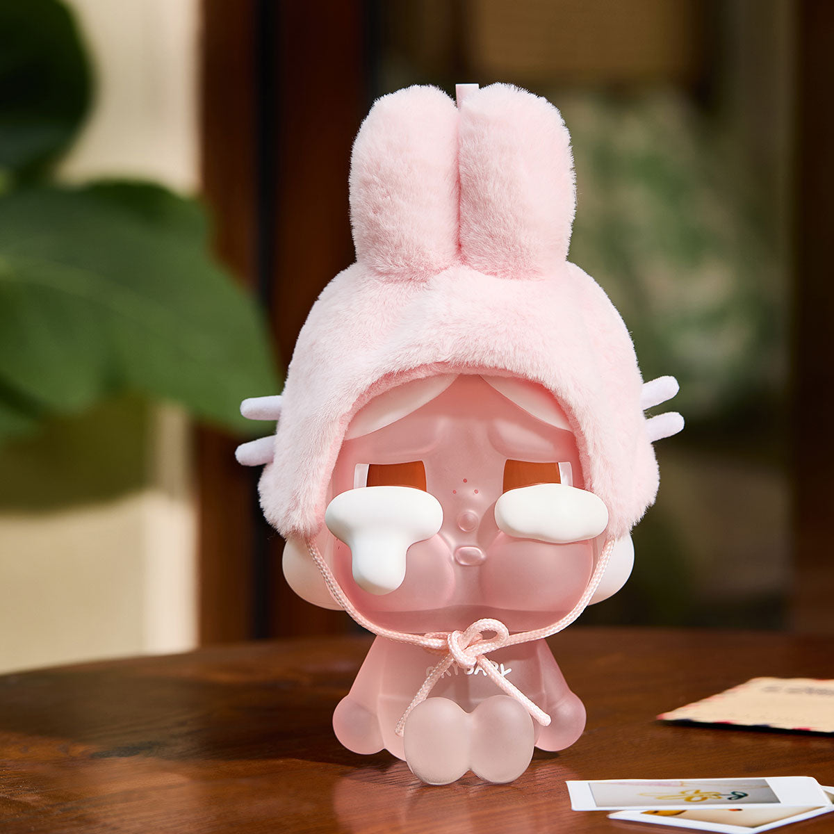 POP MART CRYBABY Crying Again Series-Plush Straw Cup (I'LL GIVE YOU ALL MY LOVE)