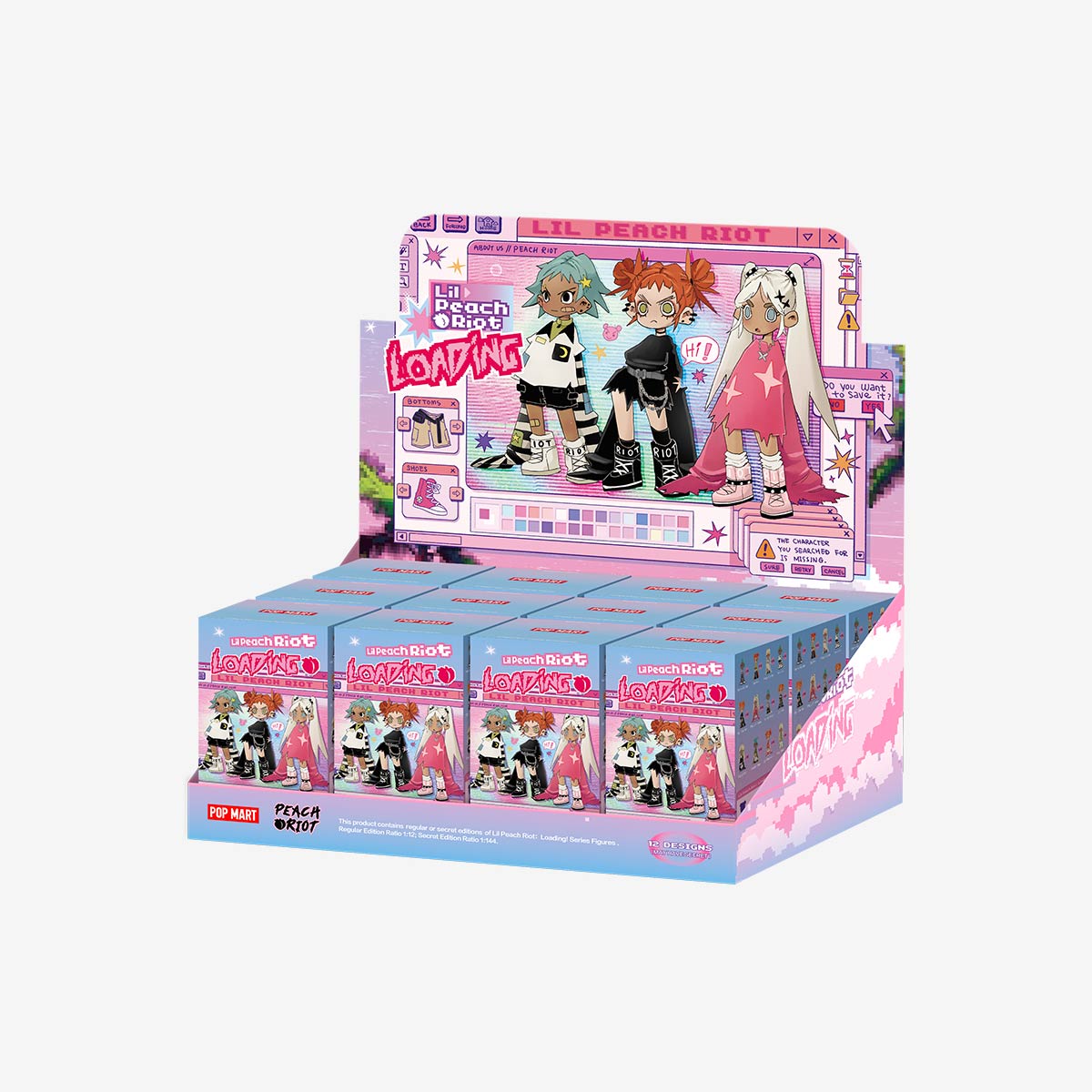 POP MART Lil Peach Riot: Loading! Series Figures