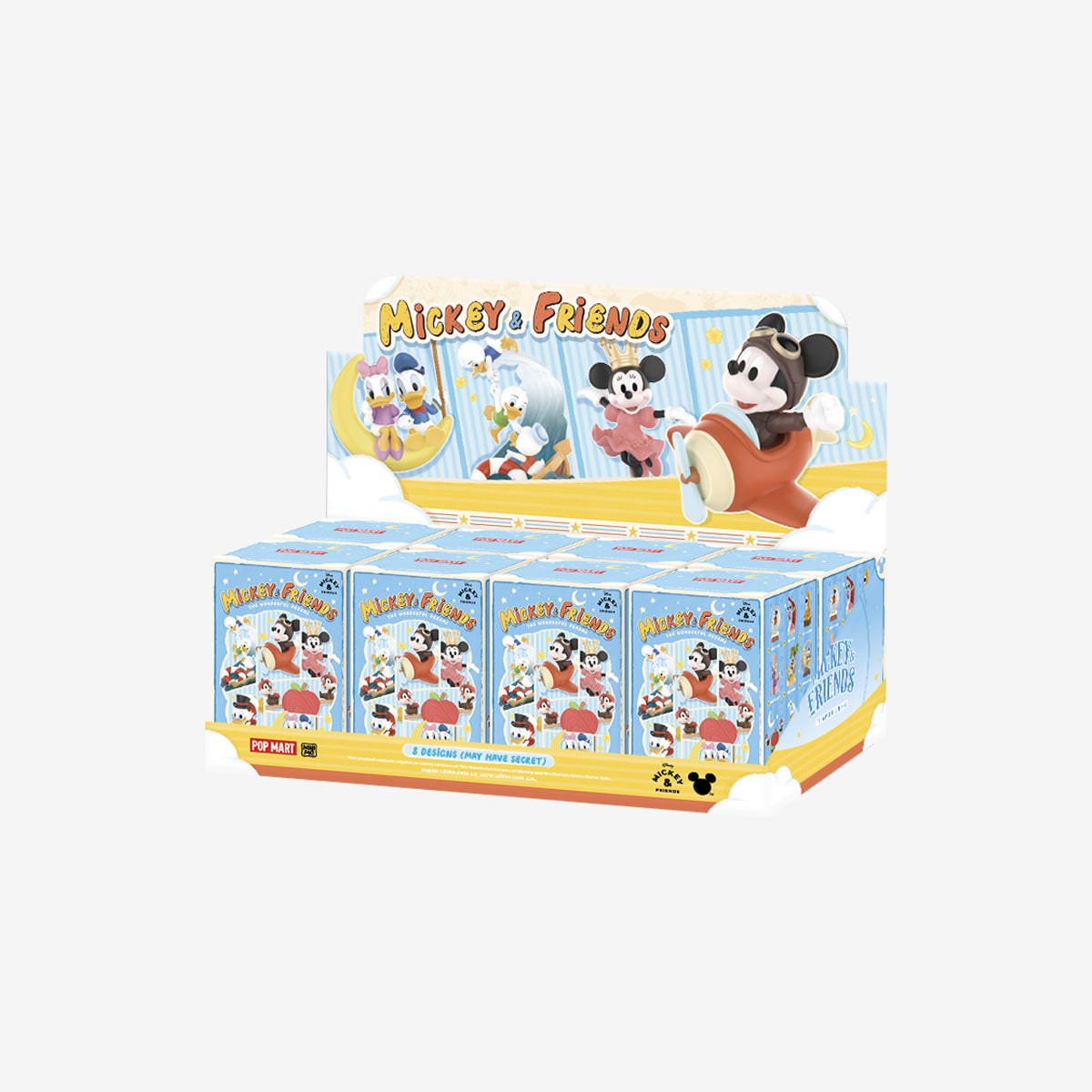 Pop Mart The Wonderful Dreams of Mickey and His Friends Series Scene Sets