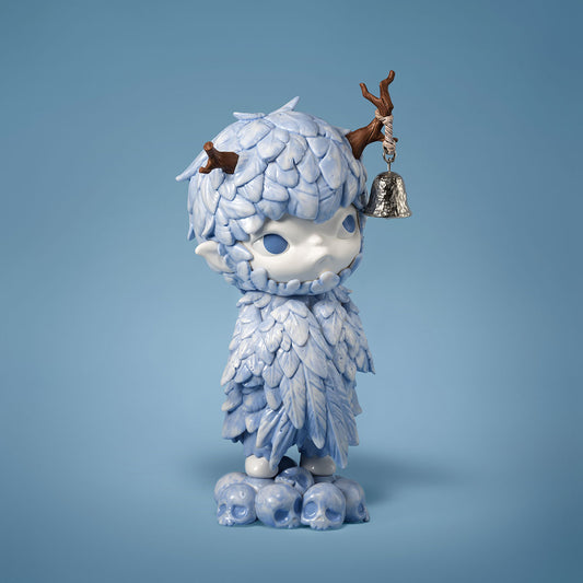 Pop Mart Hirono Ceramic Feather Figurine