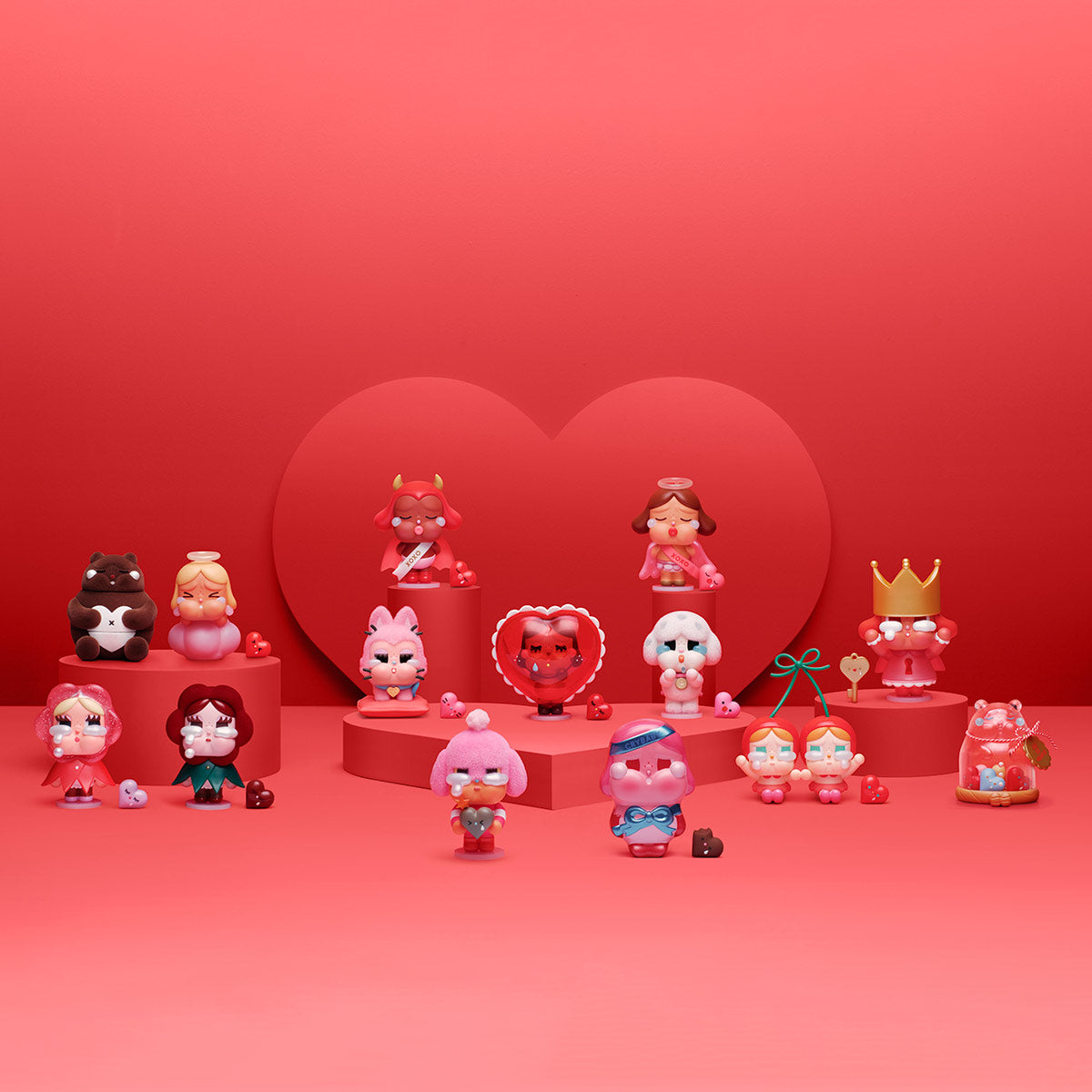POP MART CRYBABY Crying For Love Series Figures