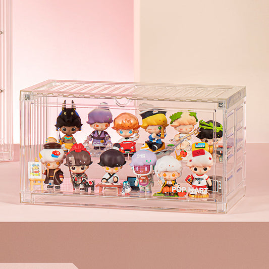 POP MART Self-Assembly Display Box Container - Transparent