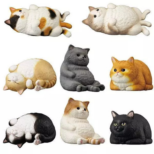 Shokugan Mocchiri Kororin Cats Soft Figure Random assortment