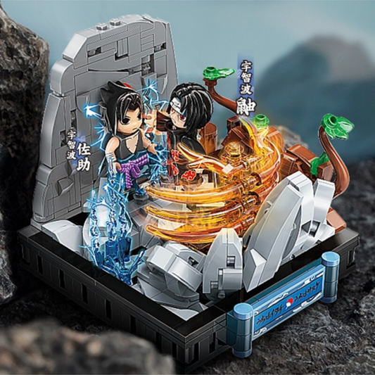 Keeppley X Uchiha Brothers Decisive Battle Building Blocks Toy Set