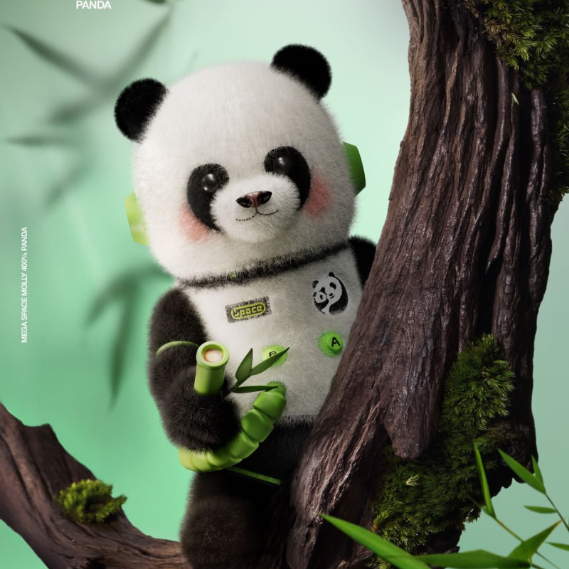 【NEW】POP MART MEGA SPACE MOLLY 400% PANDA