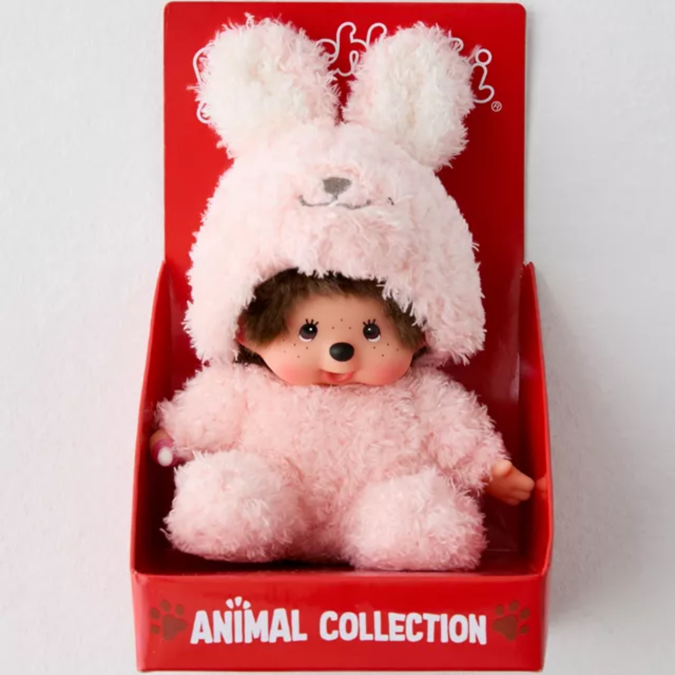 Monchhichi Standard Fluffy Sitting Bunny