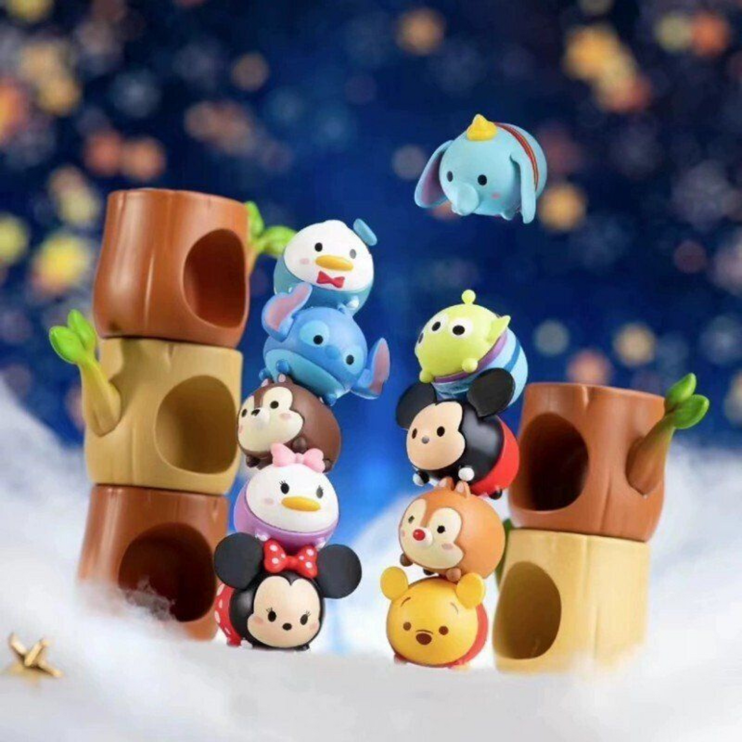 Top Toy Disney Tsum Tsum Tree Log Mini Beans Blind Bag (2 in 1 + 1 Log)