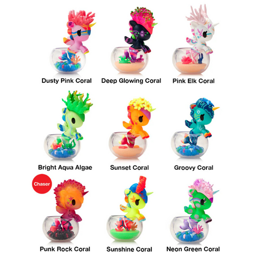 Tokidoki Neon Reef Mermicorno Blind Box