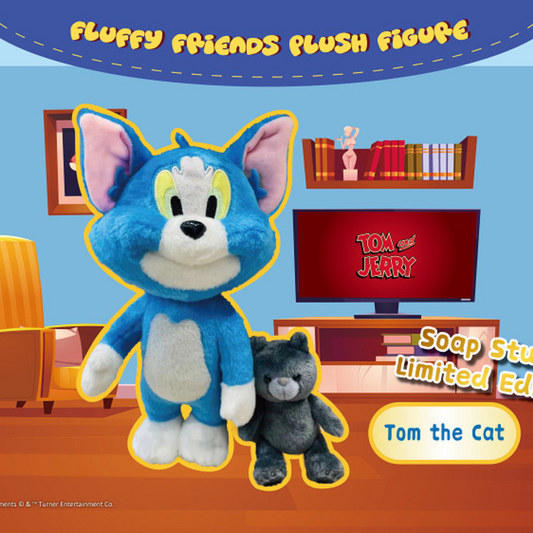 Soap Studio Tom and Jerry Fluffy Friends Plush Figure Blind Box