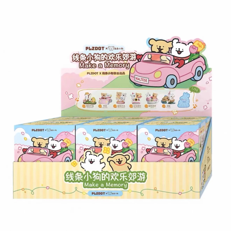 PLZDOT Maltese Happy Outing Series Blind Box
