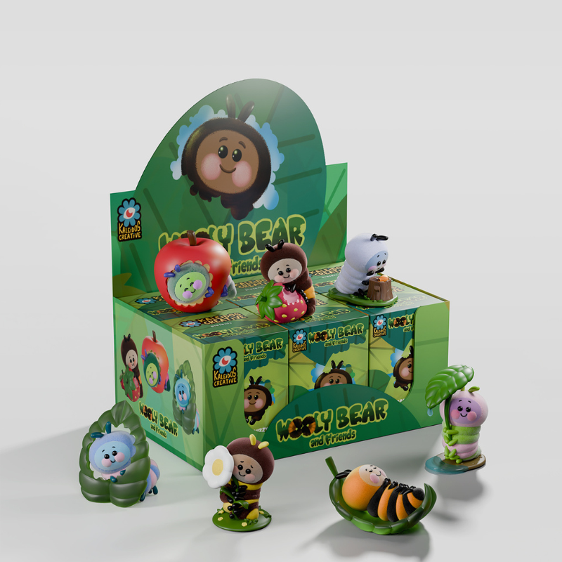 Kaleidos Creative Wooly Bear and Friends Vinyl Blind Box