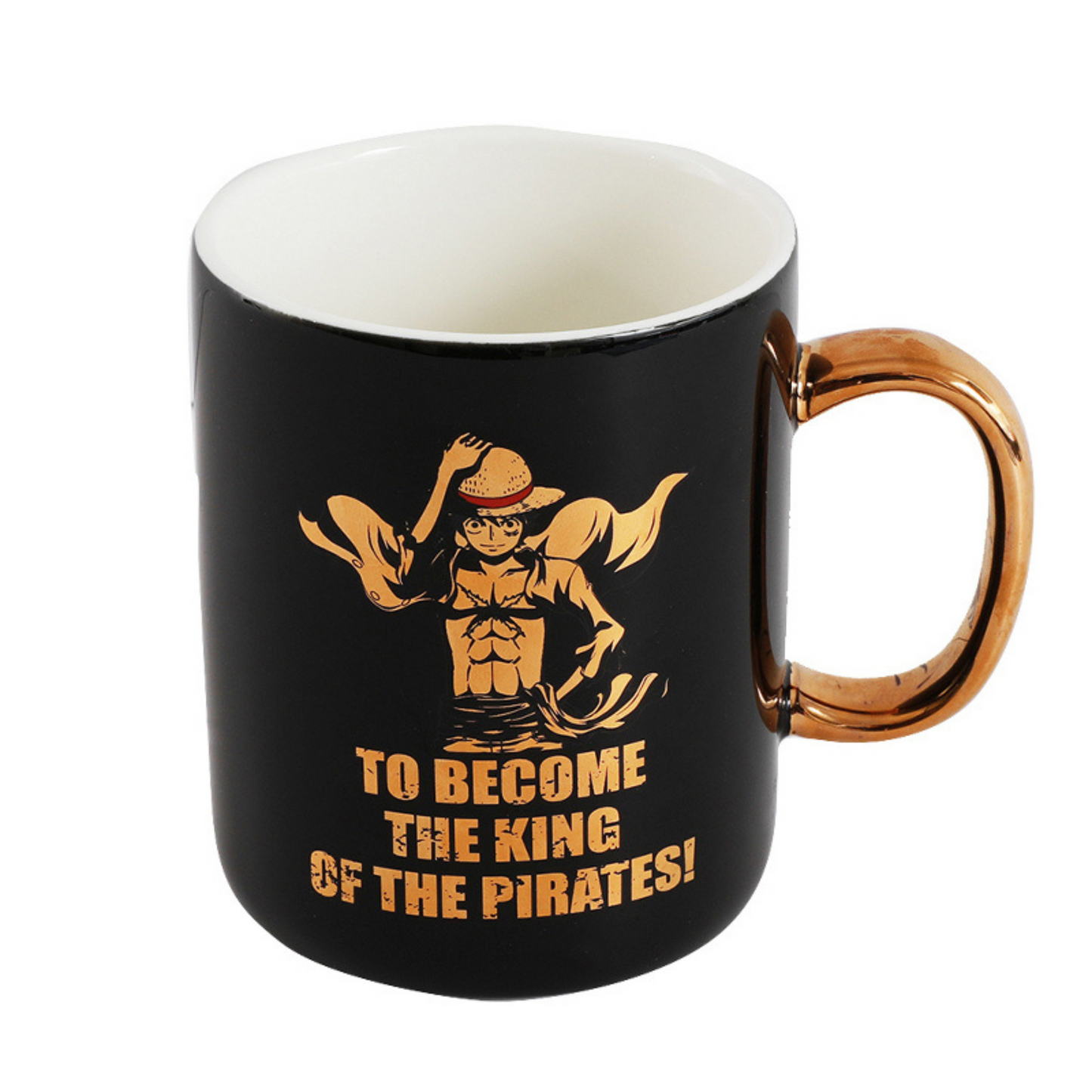 One Piece Golden Black Mug Set