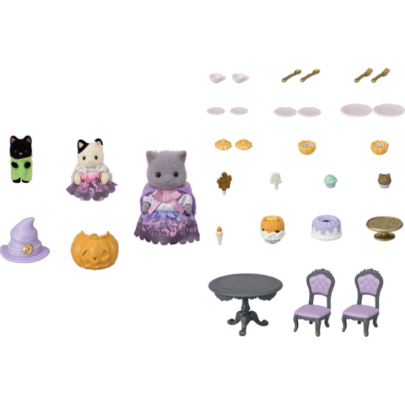 Calico Critters Halloween Surprise Party Set