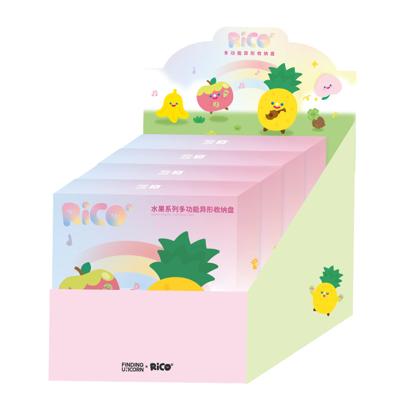 【New】 Finding Unicorn RiCO Fruit Series Multifunction Special-Shaped Plate Blind Box