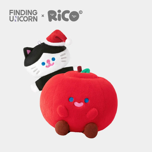 F.UN RiCO X MarTUBE®︎ Christmas Apple Kitten Plush Doll