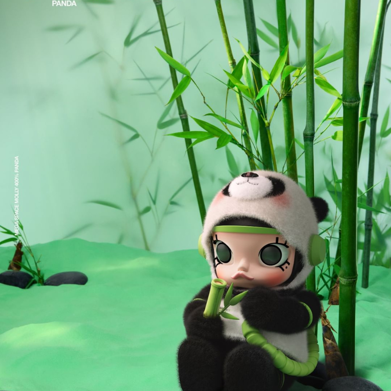 【NEW】POP MART MEGA SPACE MOLLY 400% PANDA