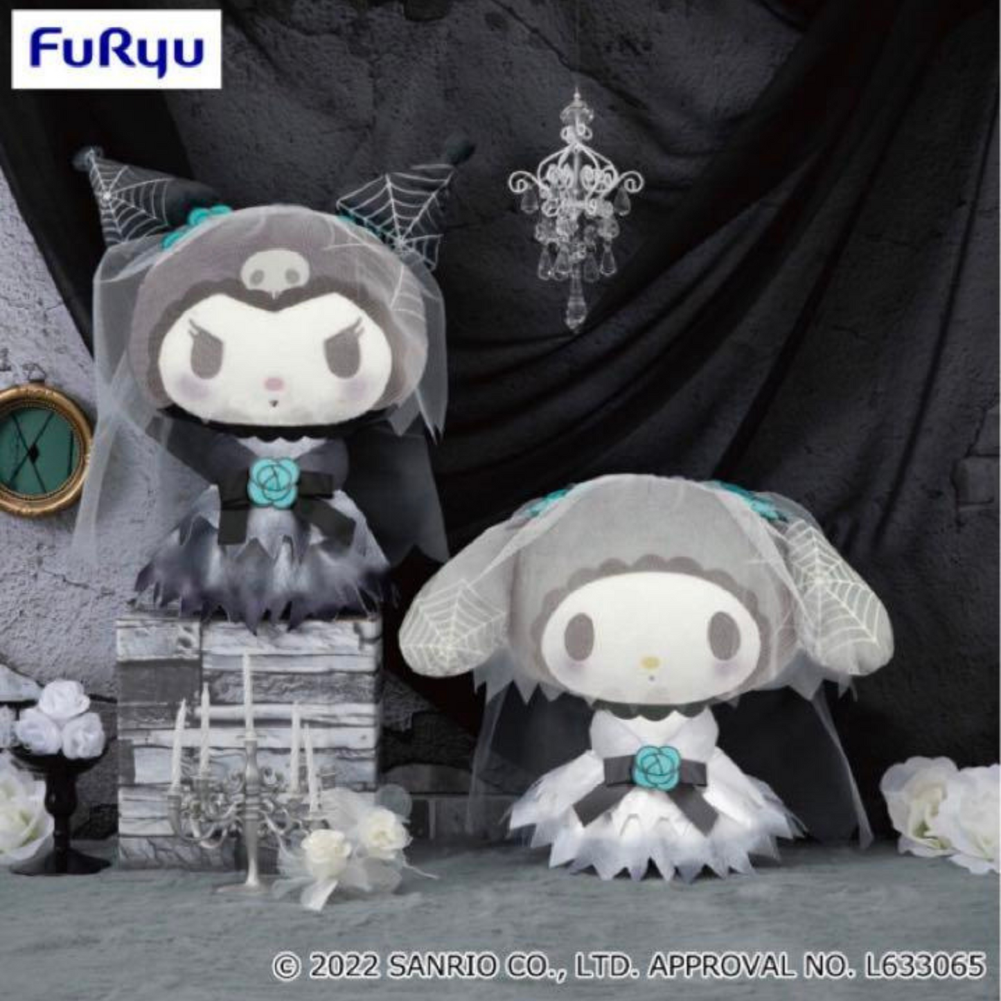 Furyu: Sanrio Ghost Wedding Series Plushies